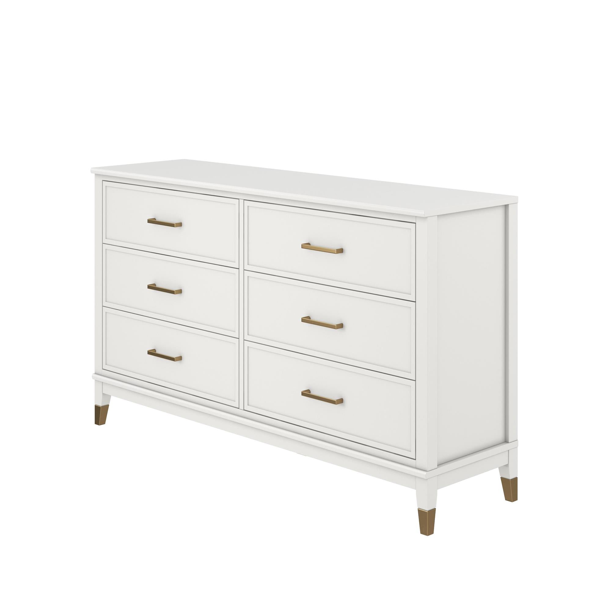 CosmoLiving Westerleigh 6 Drawer Dresser - White
