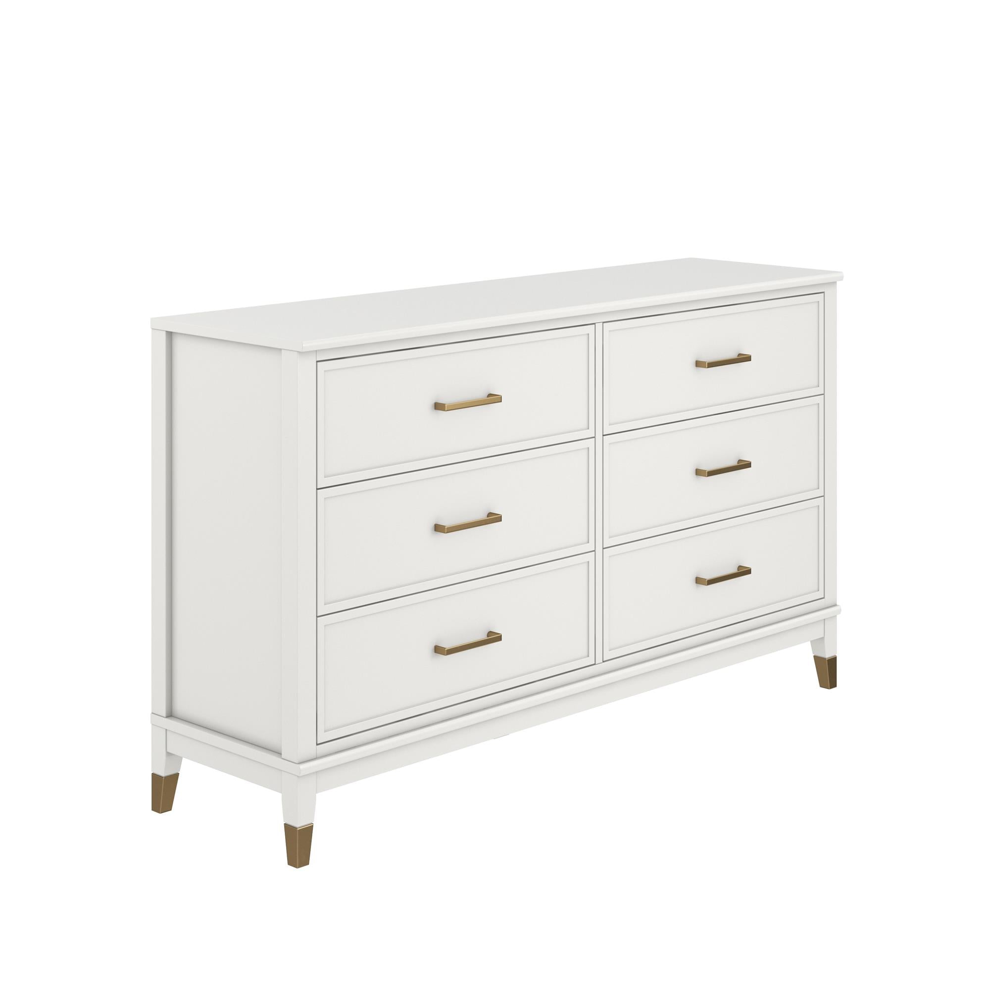 CosmoLiving Westerleigh 6 Drawer Dresser - White