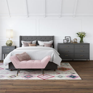 CosmoLiving Westerleigh 6 Drawer Dresser - Graphite Grey
