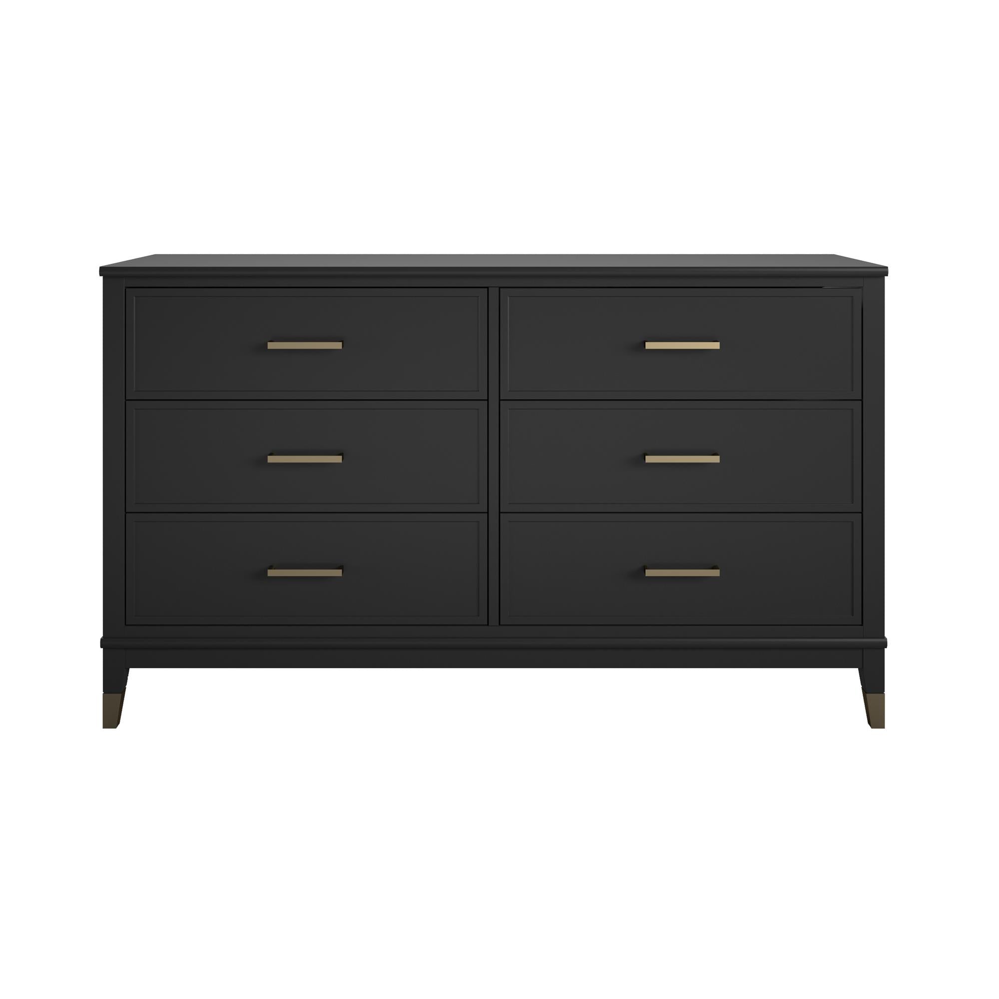 CosmoLiving Westerleigh 6 Drawer Dresser - Black