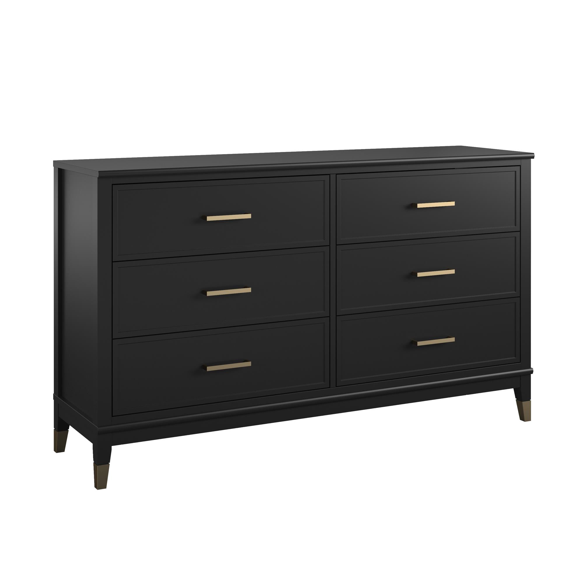 CosmoLiving Westerleigh 6 Drawer Dresser - Black