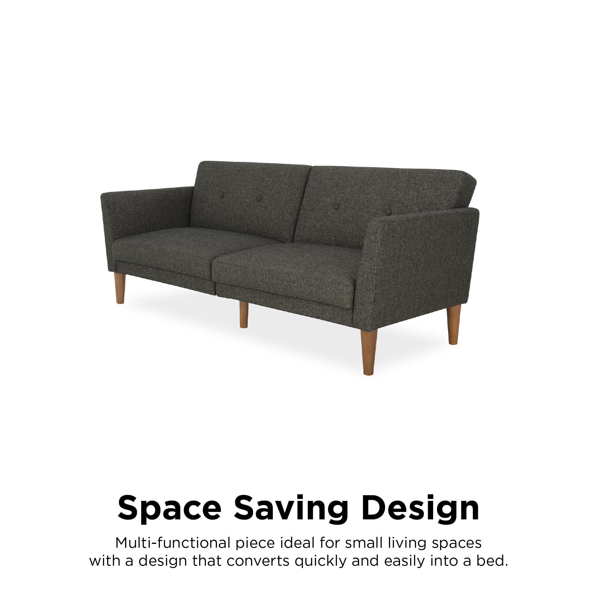 Novogratz Regal Futon Sofa Bed - Gray