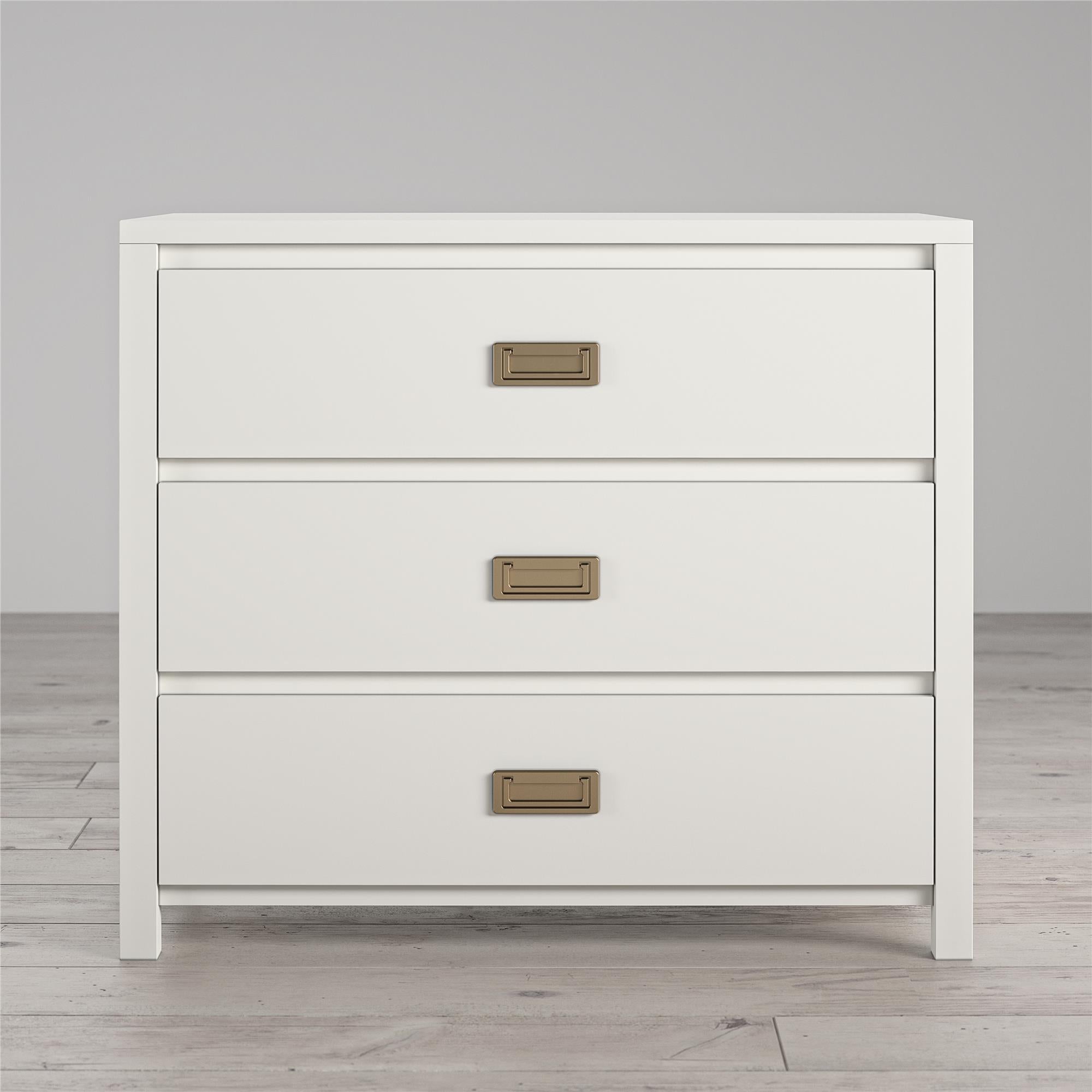 Monarch Hill Haven 3 Drawer White Kids' Dresser - White