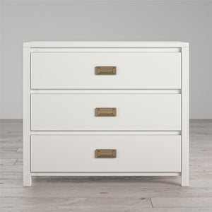 Monarch Hill Haven 3 Drawer White Kids' Dresser - White