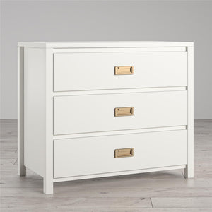 Monarch Hill Haven 3 Drawer White Kids' Dresser - White