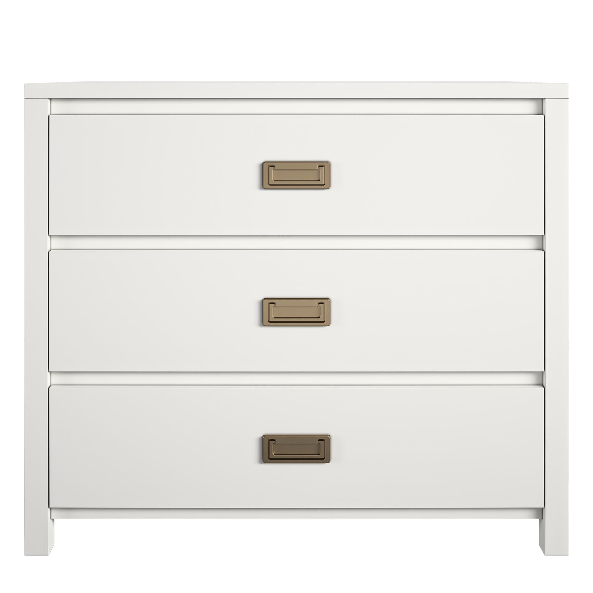 Monarch Hill Haven 3 Drawer White Kids' Dresser - White