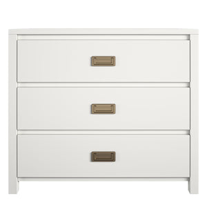 Monarch Hill Haven 3 Drawer White Kids' Dresser - White