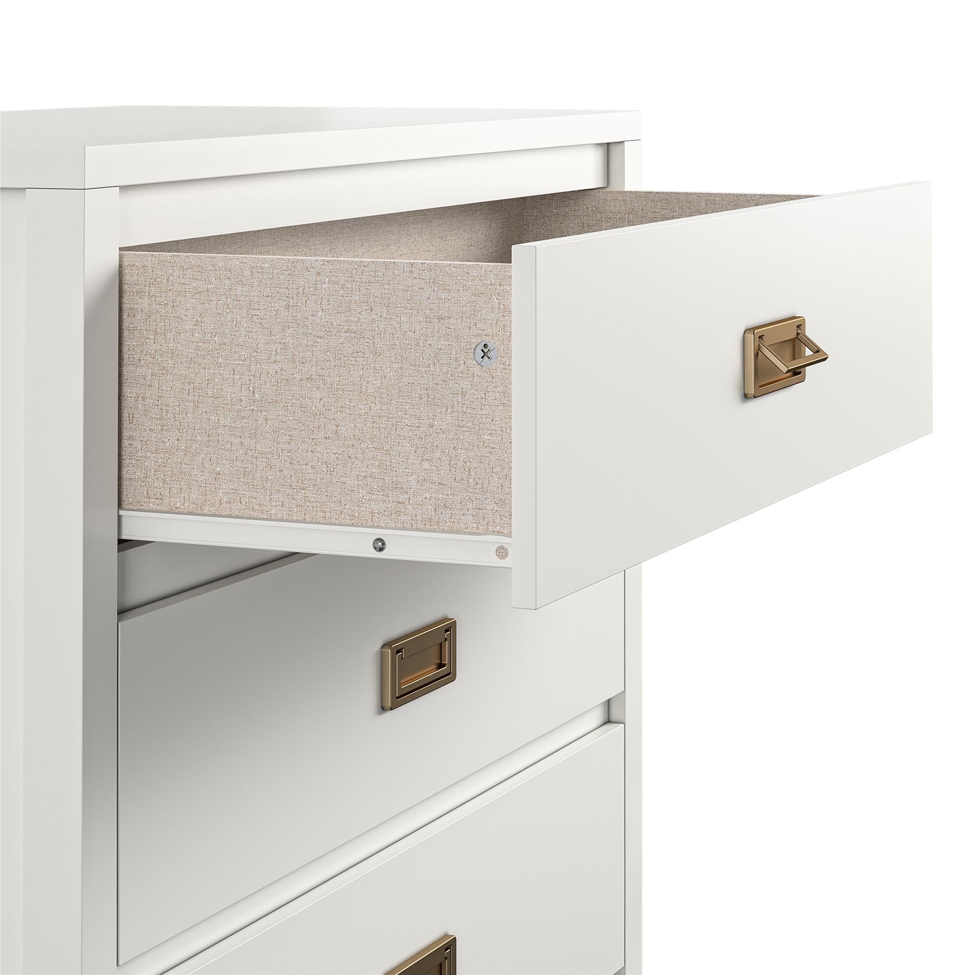 Monarch Hill Haven 3 Drawer White Kids' Dresser - White