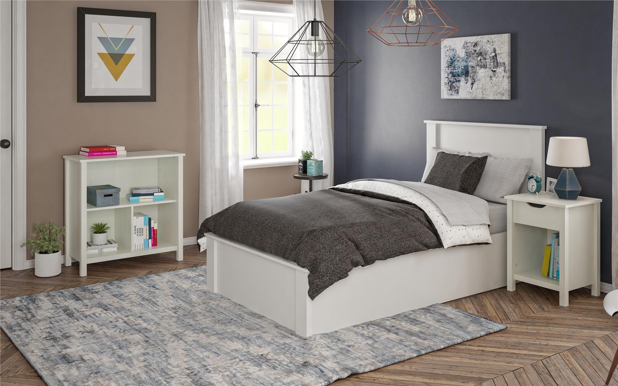 Ameriwood Home Zoe Twin Headboard - Ivory Oak