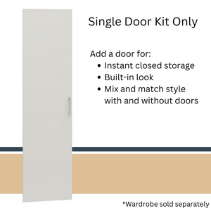 Systembuild Evolution Perry Park Flat Door Kit - Ivory Oak