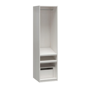 Systembuild Evolution Perry Park Modular Wardrobe Shelving Unit with Drawer - Ivory Oak