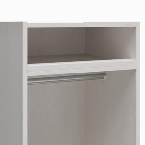Systembuild Evolution Perry Park Modular Wardrobe Shelving Unit with Drawer - Ivory Oak