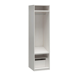 Systembuild Evolution Perry Park Modular Wardrobe Shelving Unit with Drawer - Ivory Oak