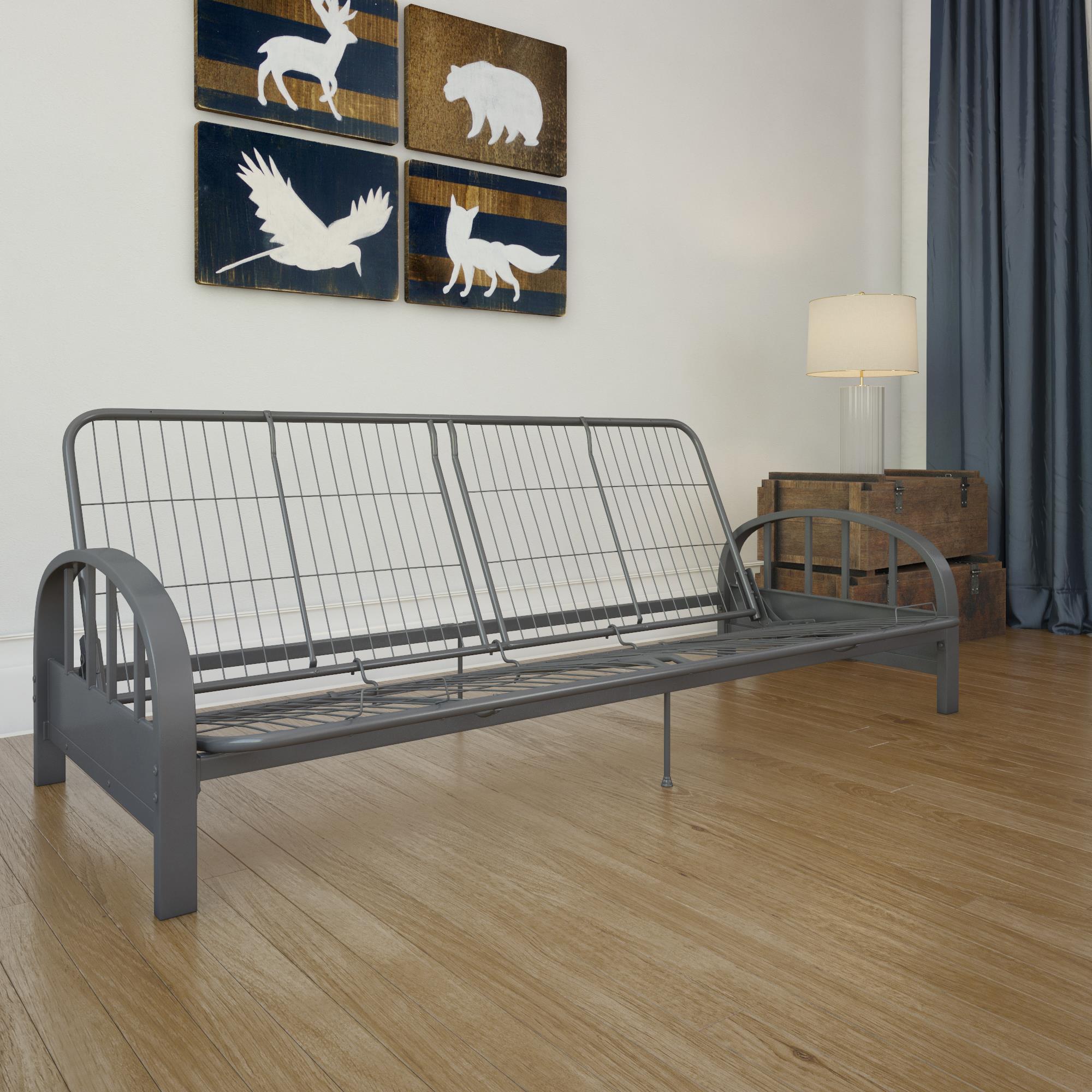 DHP Aiden Metal Futon Frame - Gray