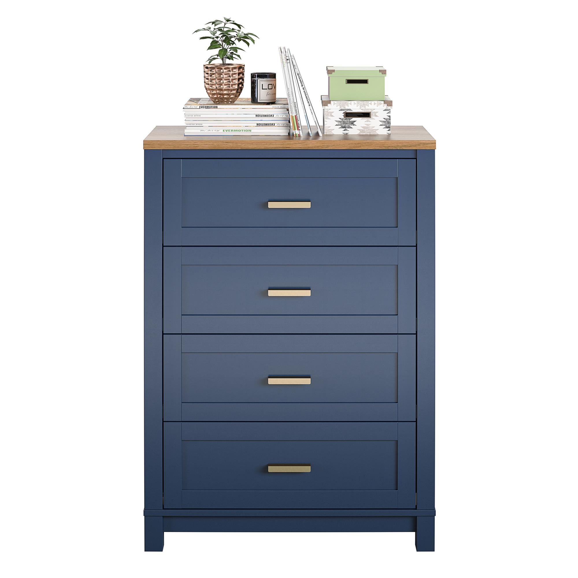 Ameriwood Home Armada 4-Drawer Dresser - Navy