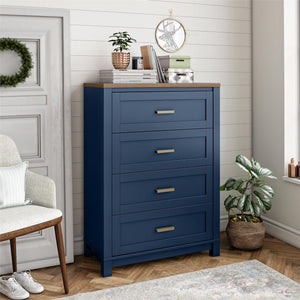 Ameriwood Home Armada 4-Drawer Dresser - Navy