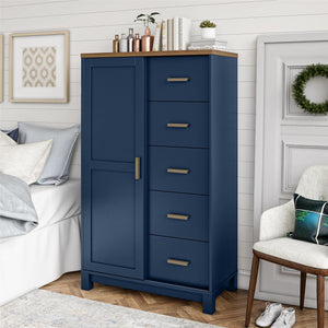 Ameriwood Home Armada Gentlemen's Chest - Navy
