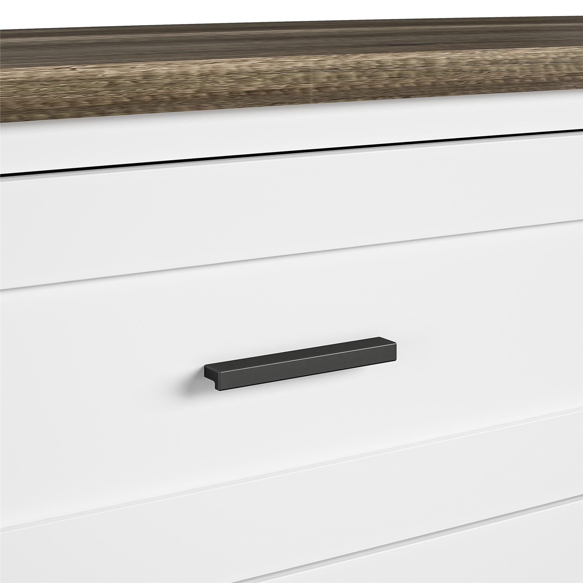 Ameriwood Home Chapel Hill 6-Drawer Dresser - White