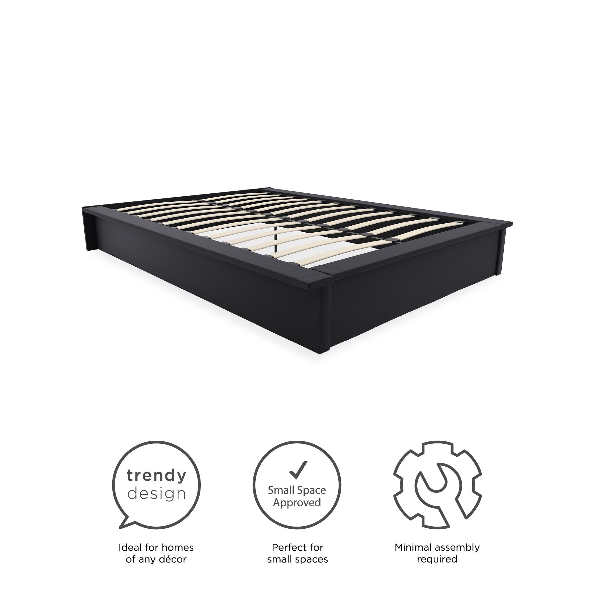 DHP Maven Bed Frame - Black - Queen