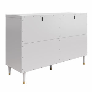 CosmoLiving Elizabeth 6-Drawer Dresser - Dove Gray