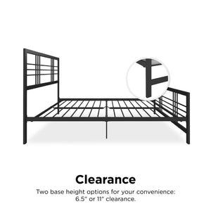 DHP Burbank Metal Bed - Black - Queen