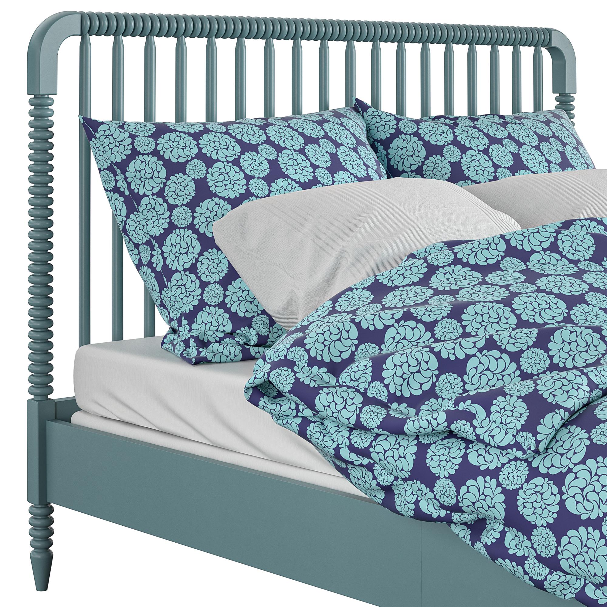 Max & Finn Linden Bed - Teal - Full