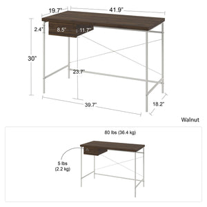 Webster Computer Desk - Florence Walnut