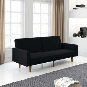 DHP Paxson Futon Sofa Bed - Black