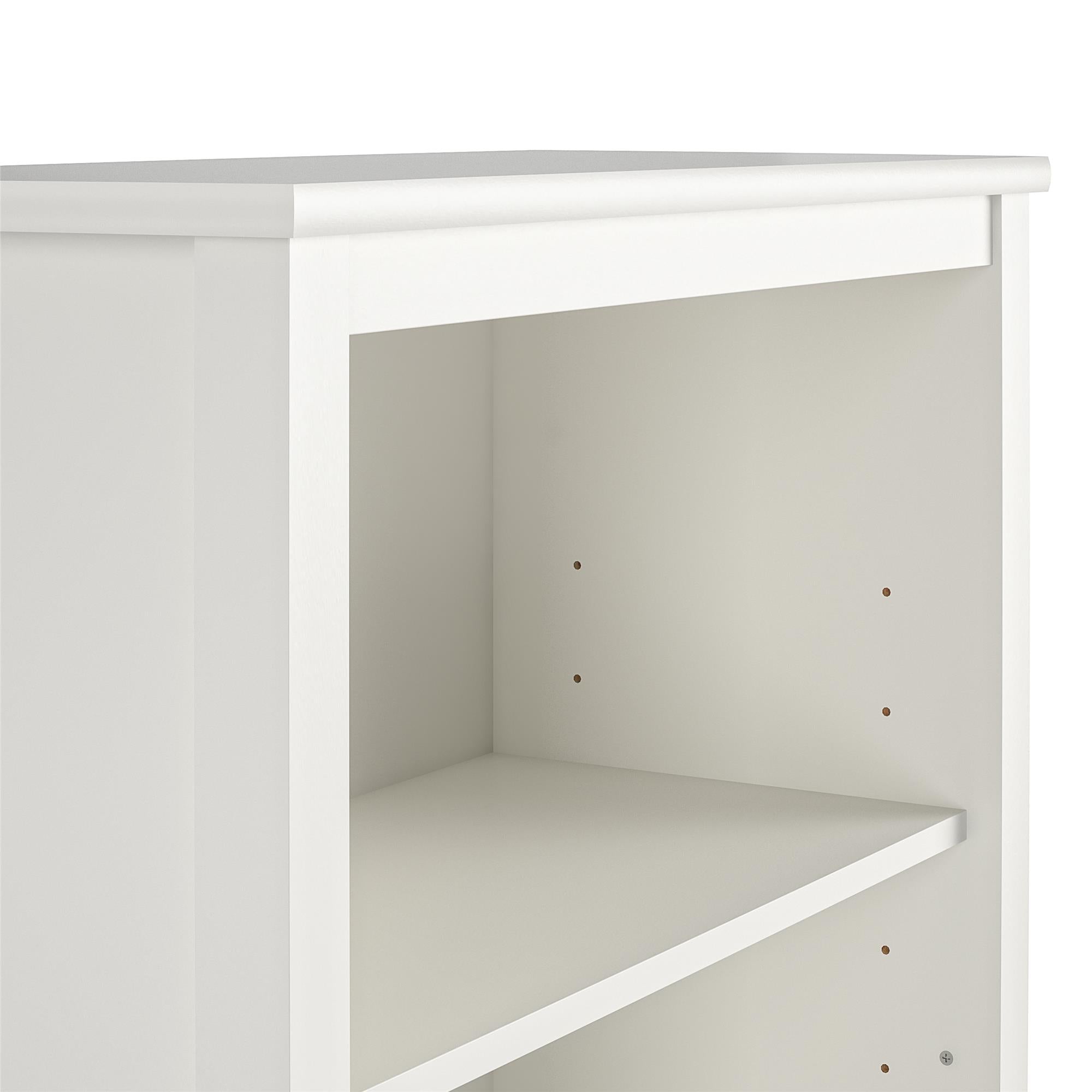 Monarch Hill Poppy Kids' White Bookcase, Pink Doors - Pink