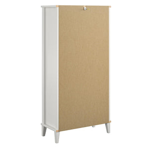 Monarch Hill Poppy Kids' White Bookcase, Pink Doors - Pink