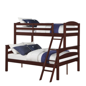 DHP Brady Kids' Wood Bunk Bed - Espresso