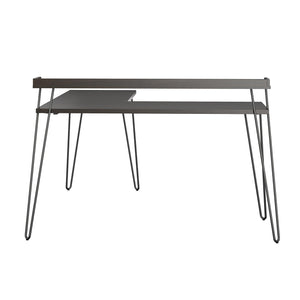 Ameriwood Home Haven L Desk with Riser - Espresso