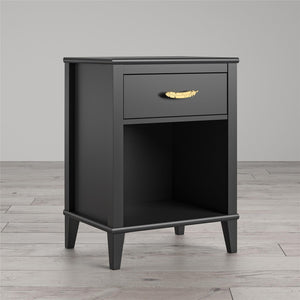 Monarch Hill Hawken Nightstand, Black - Black