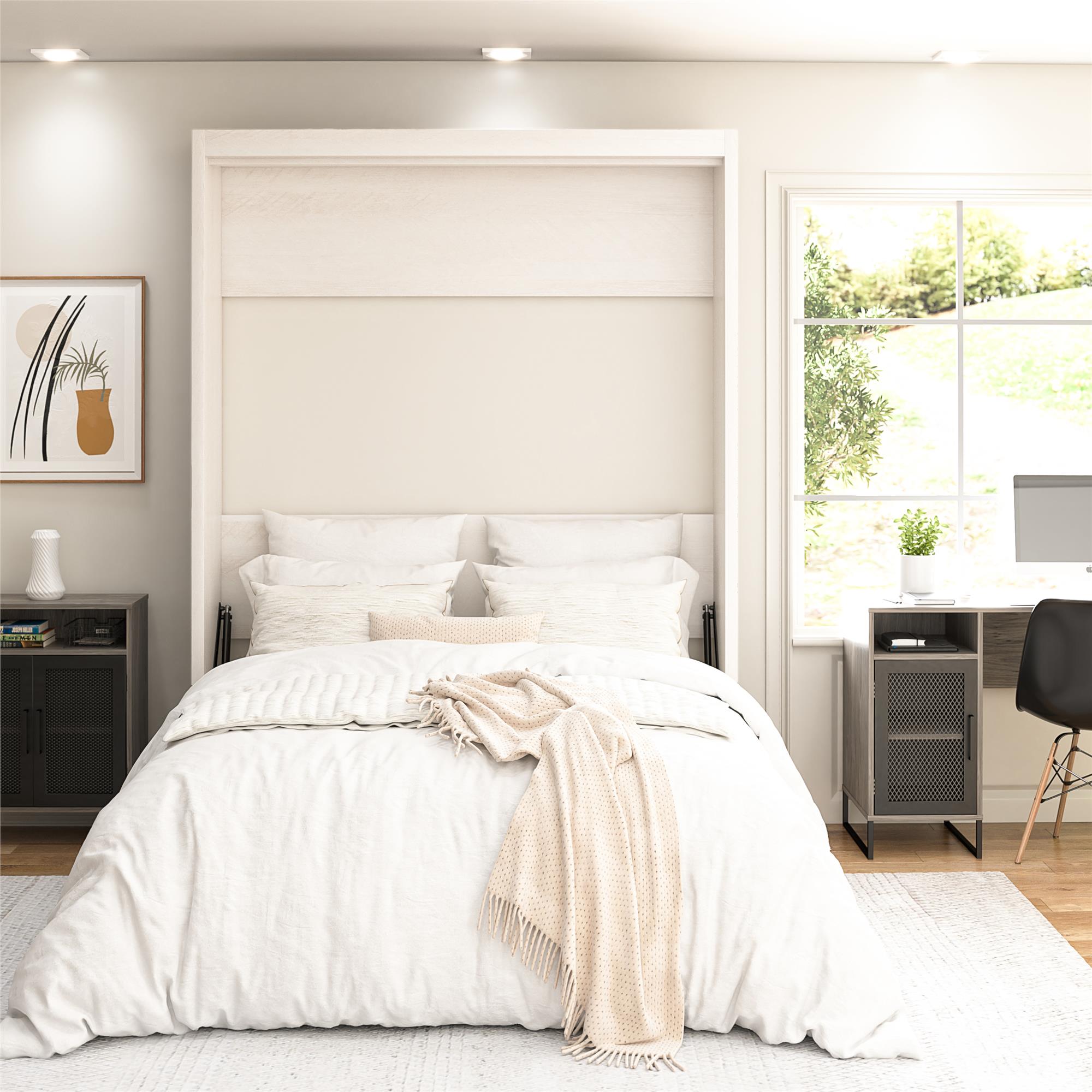 Signature Sleep Paramount Murphy Bed - Ivory Oak - Full