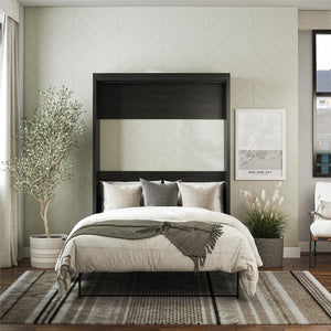 Signature Sleep Paramount Murphy Bed - Black Oak - Full
