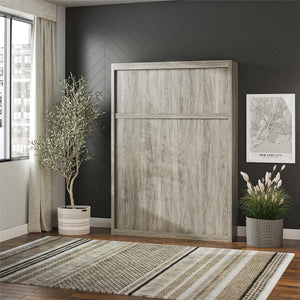Signature Sleep Paramount Murphy Bed - Gray Oak - Full