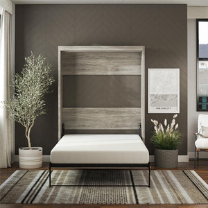 Signature Sleep Paramount Murphy Bed - Gray Oak - Full