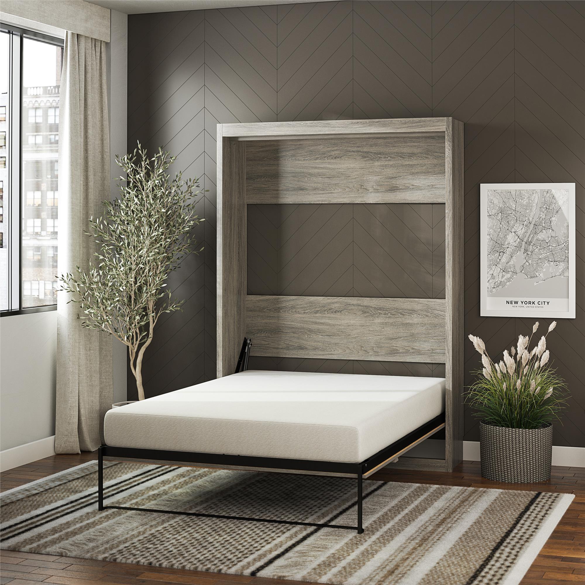 Signature Sleep Paramount Murphy Bed - Gray Oak - Full