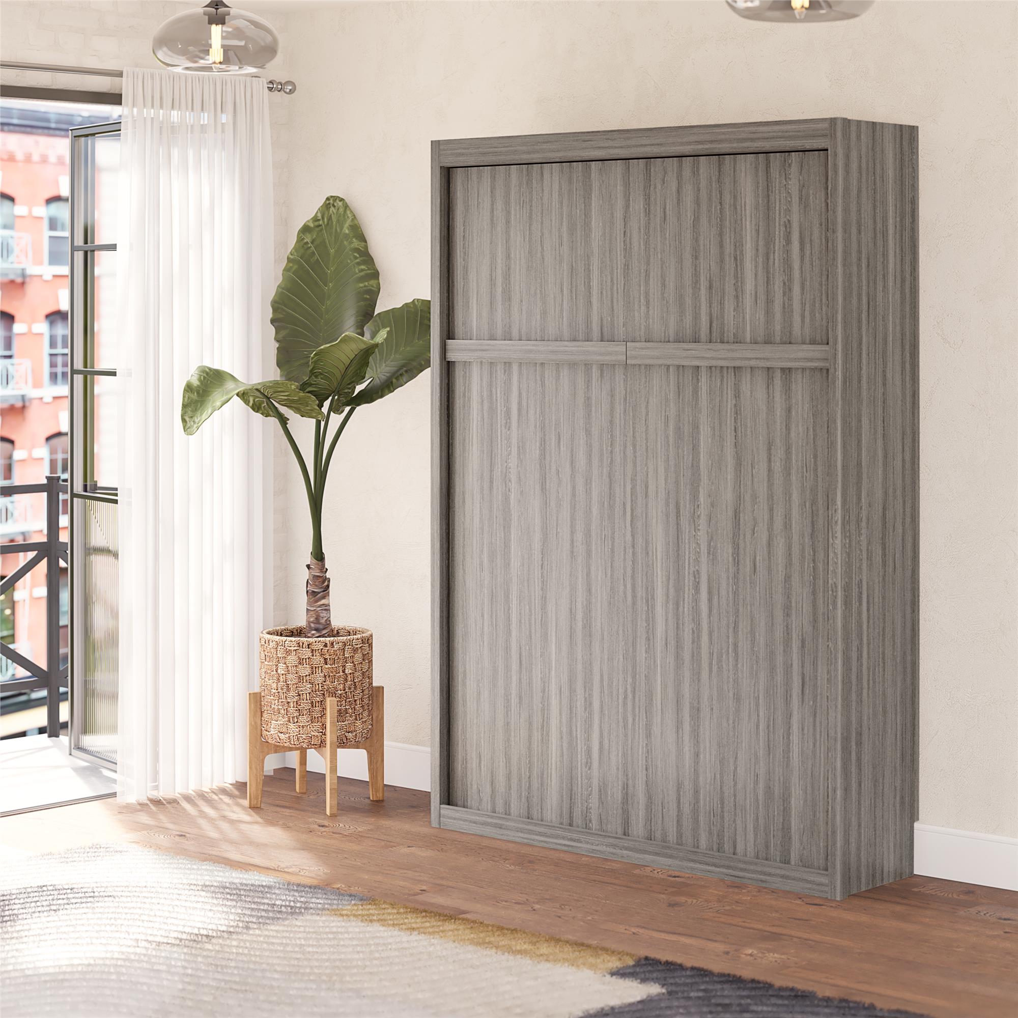 Signature Sleep Paramount Murphy Bed - Gray Oak - Full