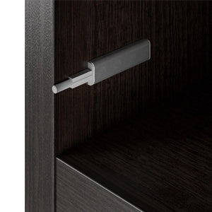 Signature Sleep Paramount Murphy Bed with Nightstand Cabinets - Espresso - Full