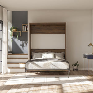 Signature Sleep Paramount Murphy Bed - Columbia Walnut - Queen