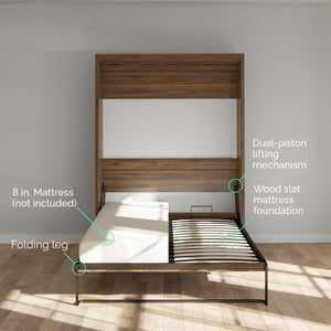 Signature Sleep Paramount Murphy Bed - Black Oak - Queen