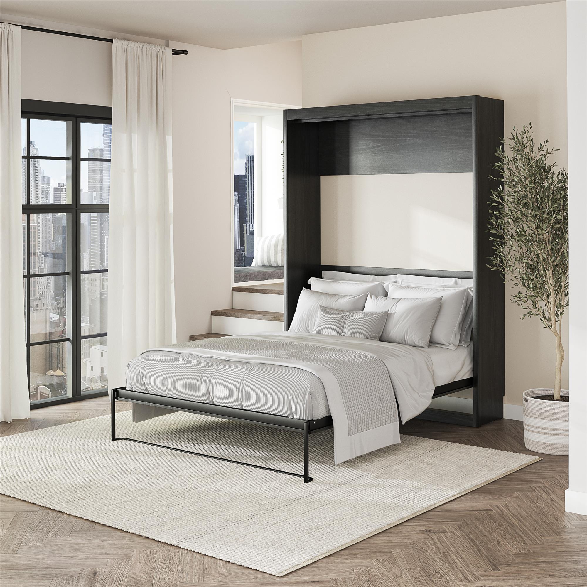 Signature Sleep Paramount Murphy Bed - Black Oak - Queen