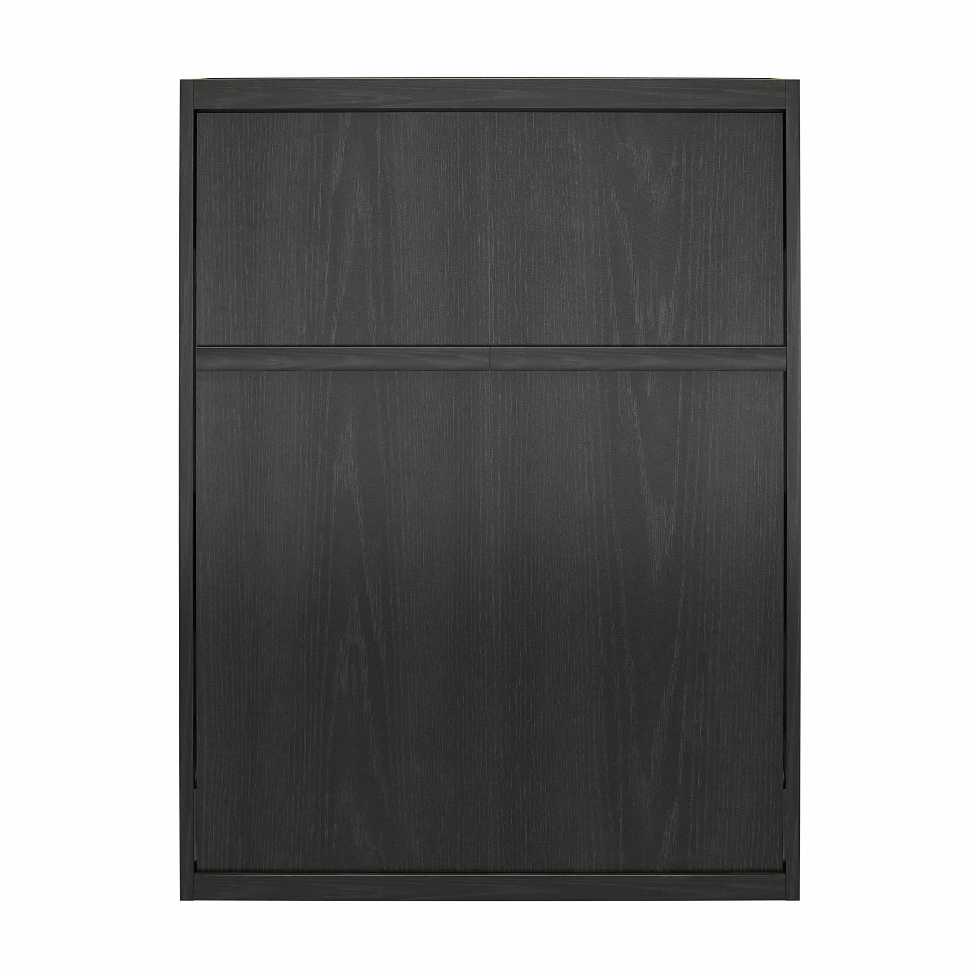 Signature Sleep Paramount Murphy Bed - Black Oak - Queen