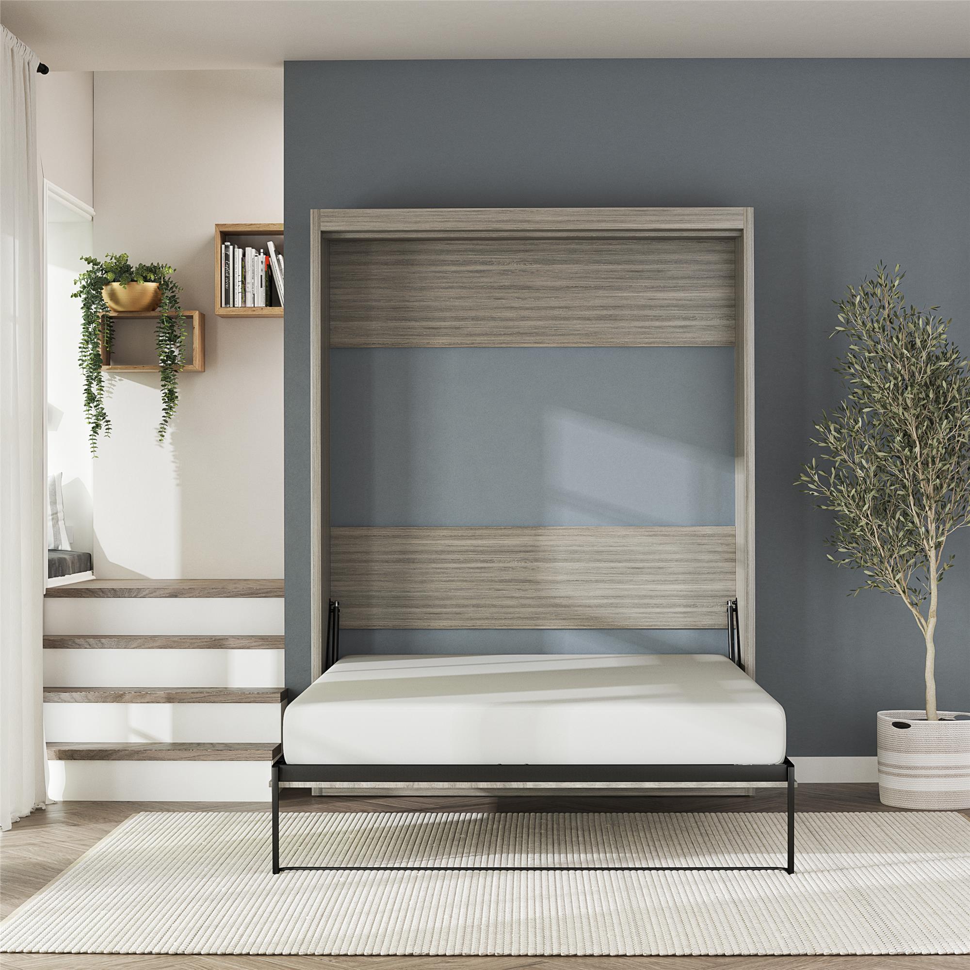 Signature Sleep Paramount Murphy Bed - Gray Oak - Queen
