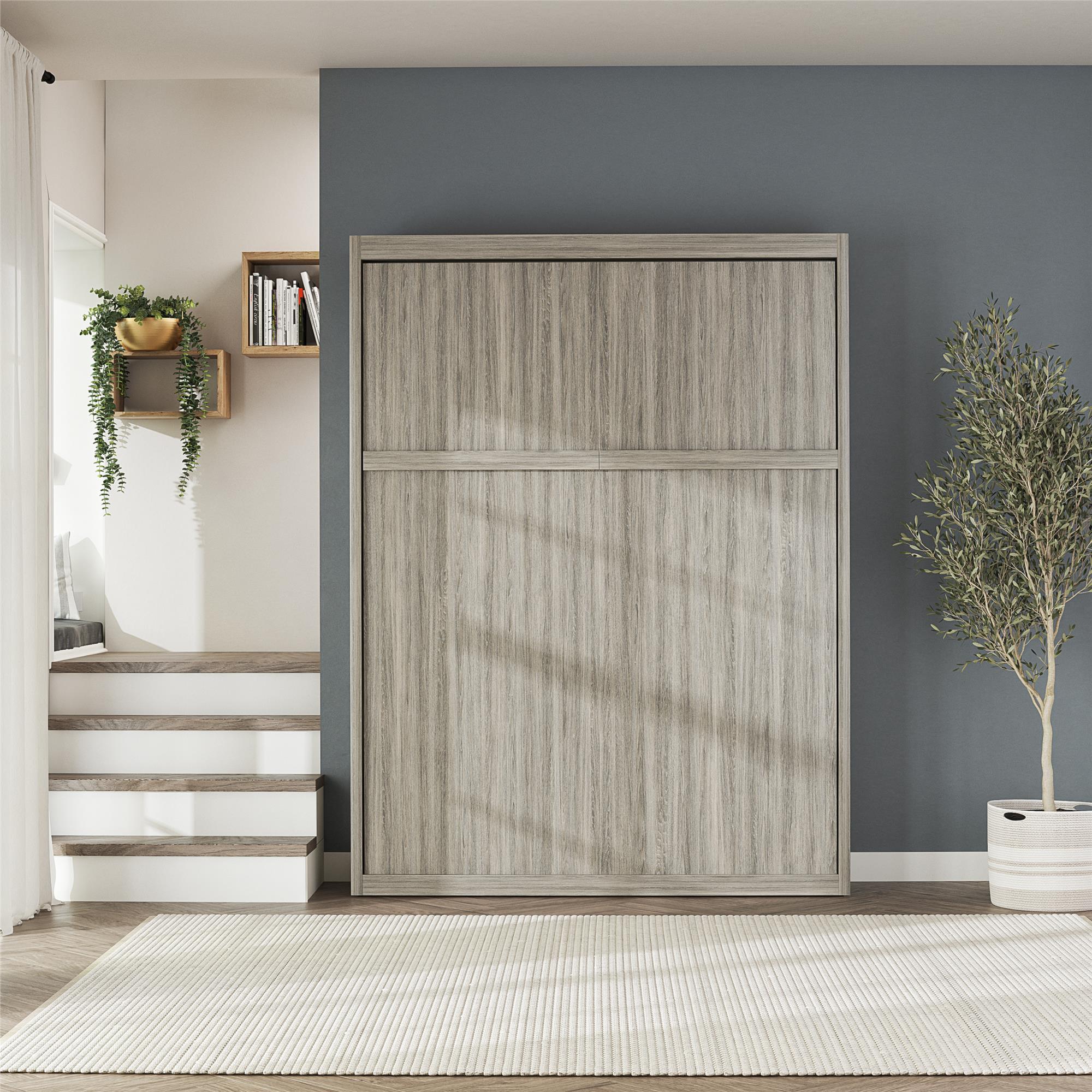 Signature Sleep Paramount Murphy Bed - Gray Oak - Queen