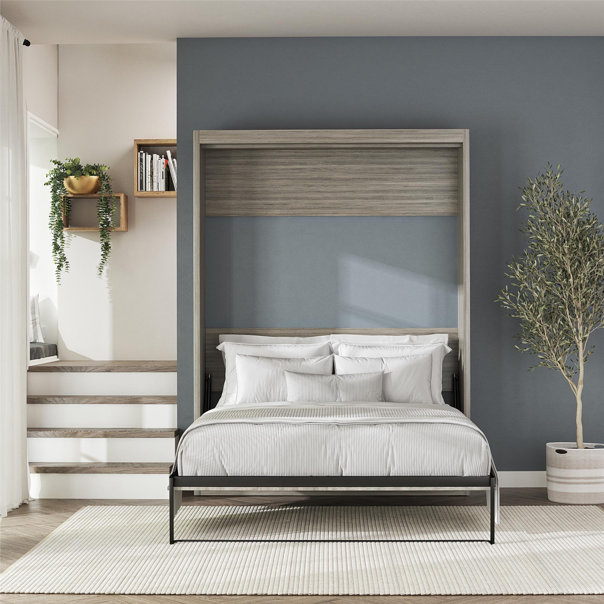 Signature Sleep Paramount Murphy Bed - Gray Oak - Queen