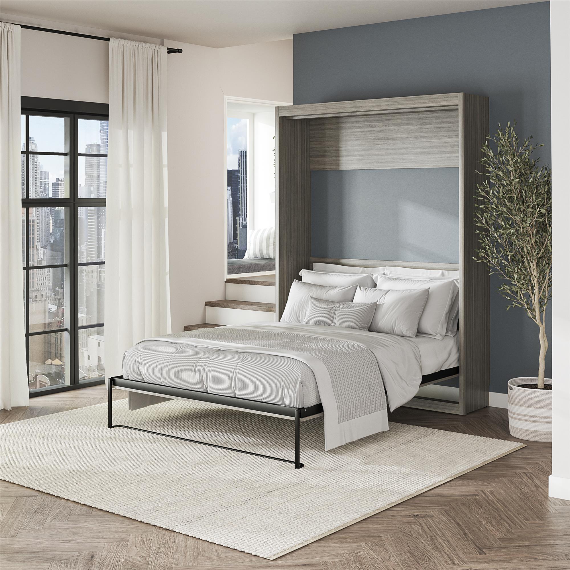 Signature Sleep Paramount Murphy Bed - Gray Oak - Queen