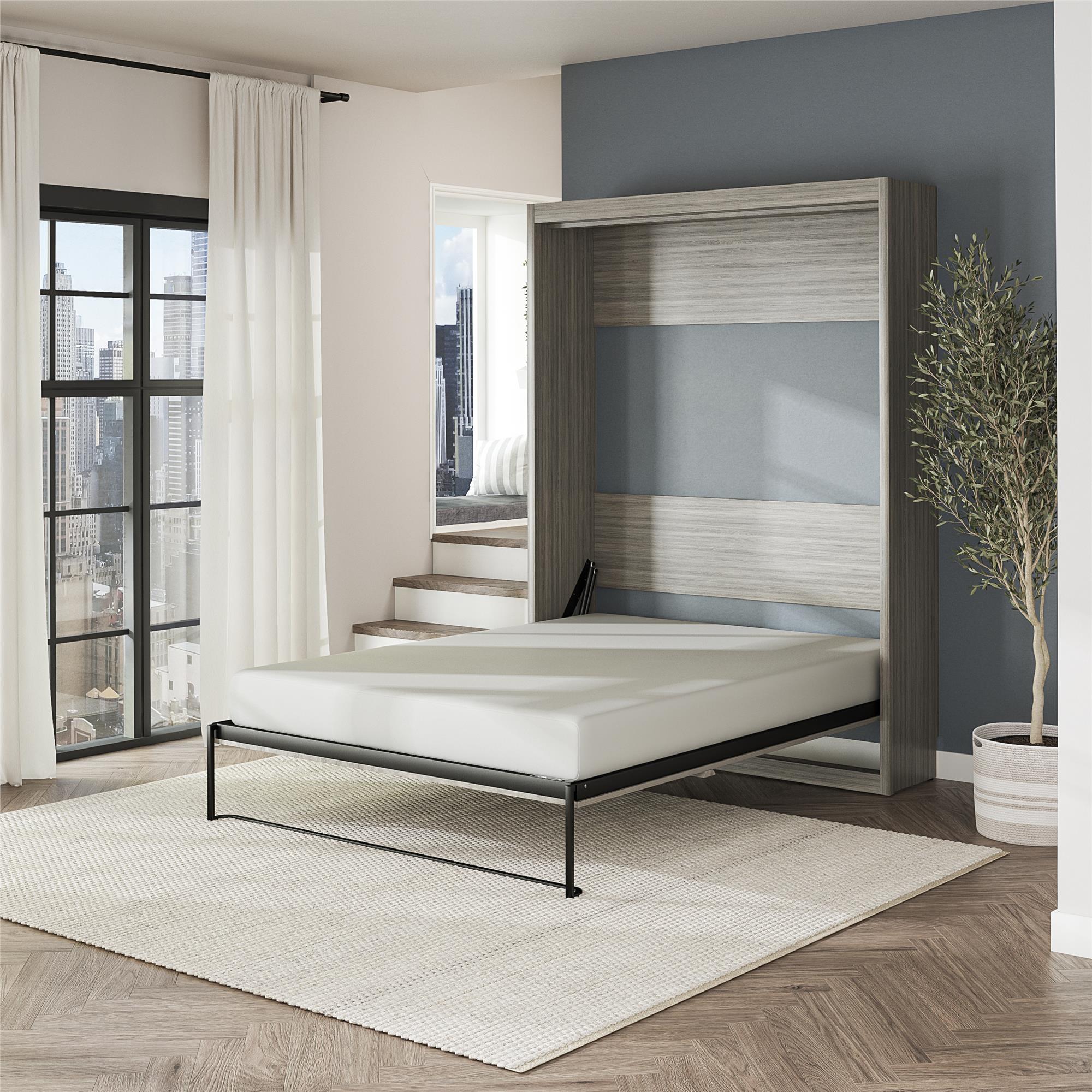 Signature Sleep Paramount Murphy Bed - Gray Oak - Queen
