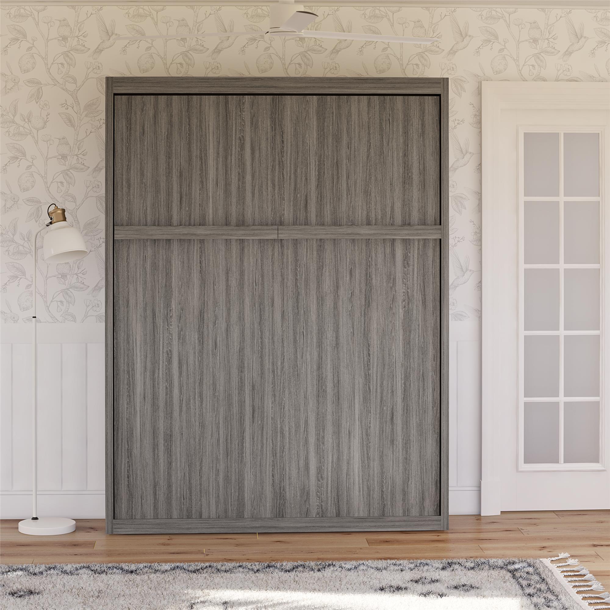 Signature Sleep Paramount Murphy Bed - Gray Oak - Queen